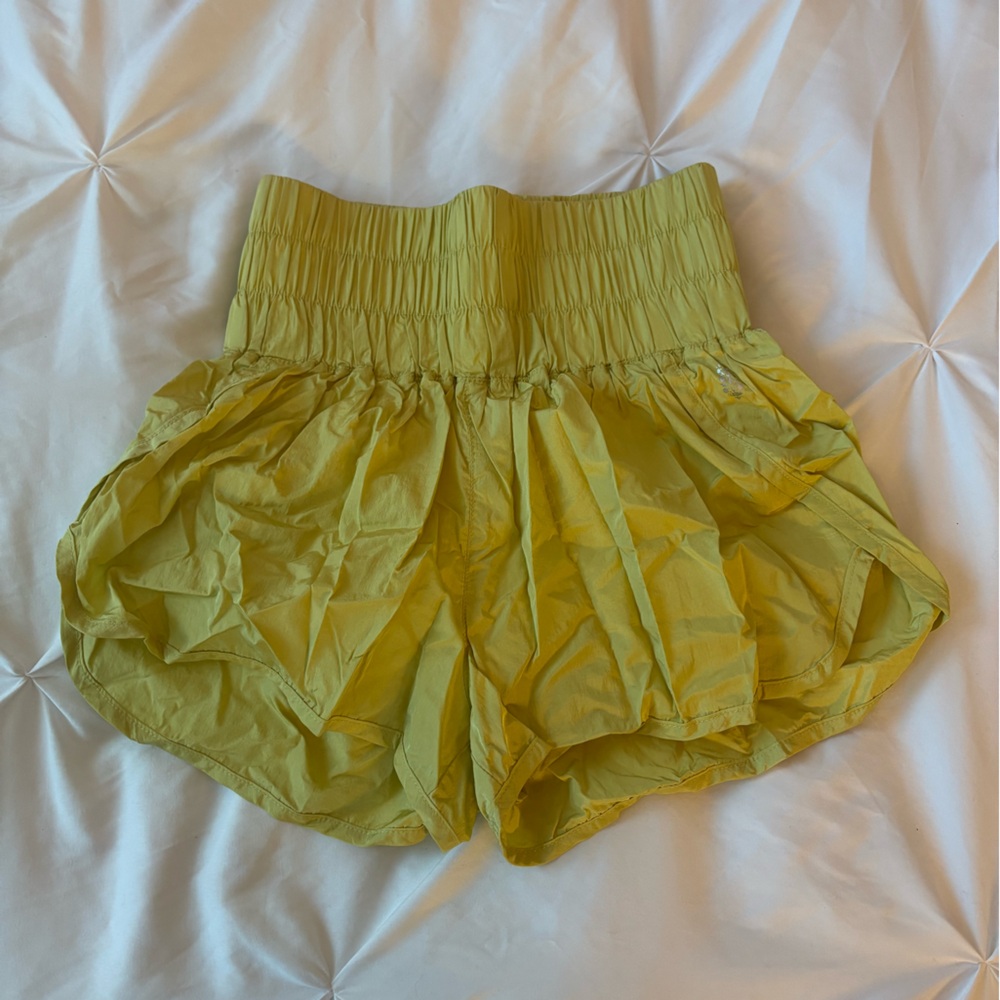 FP Movement by Free People Yellow Athletic Shorts